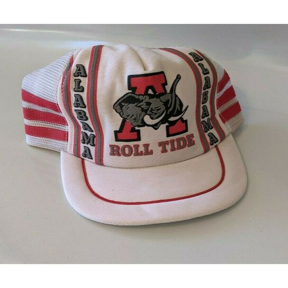 University Of Alabama Crimson Tide Other - Alabama Roll Tide Truckers Hat 3 Stripe Crimson